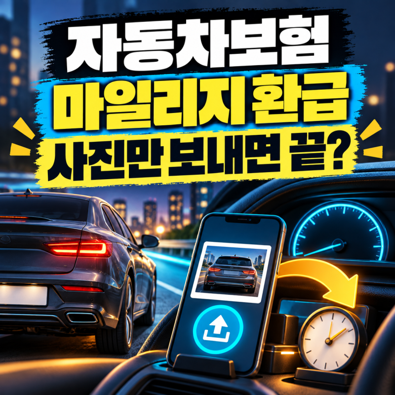 자동차보험 마일리지 환급, 주행거리 사진만 보내면 끝일까? 제출 시기와 환급 확인법