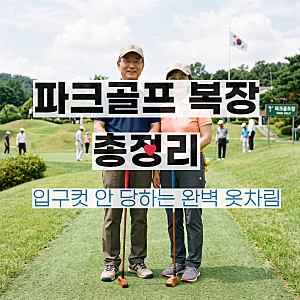 파크골프복 복장 규정, 절대 안 되는 복장 3가지