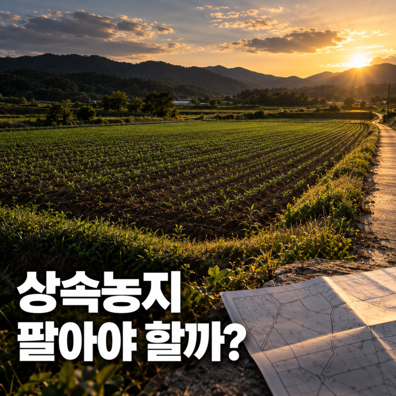 상속받은 농지, 직접 농사 못 지으면 바로 팔아야 할까?