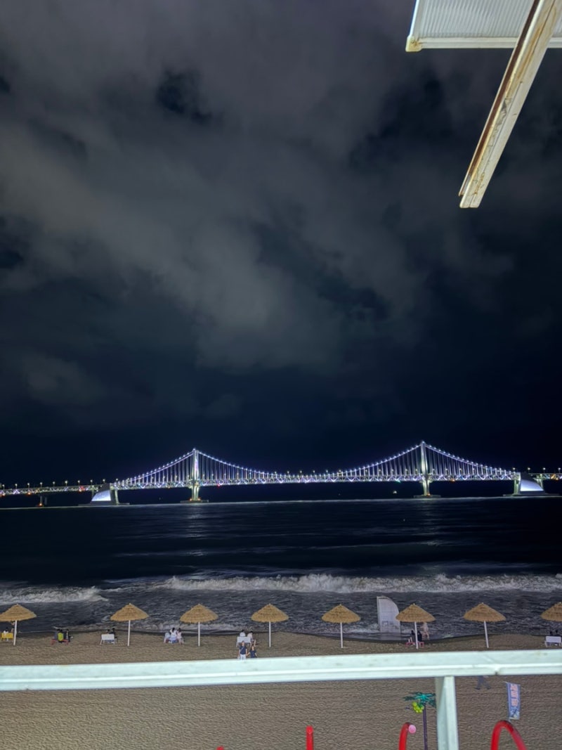 Busan Gwangalli Pub, Outdoor Rooftop Dining, Gwangalli Beach Park X Sachel Yajeong, Gwangandaegyo Bridge View Pocha