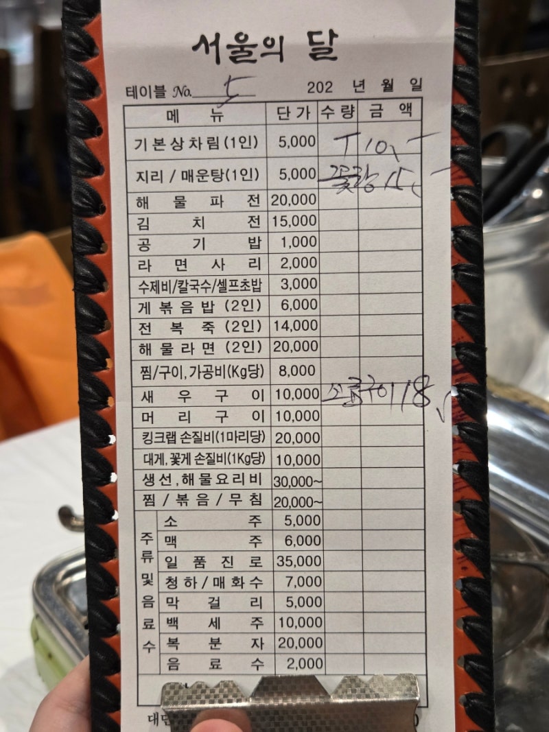 추석연휴 노량진 수산시장 초장집 서울의달 후기ㅣ꽃게 가격 새우 시세ㅣ 주차
