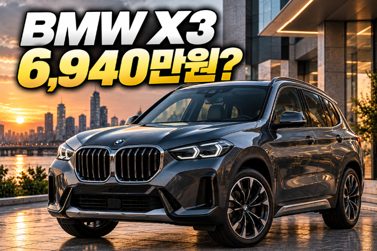 BMW X3 6,940만원, 살 때 꼭 알아야 할 5가지