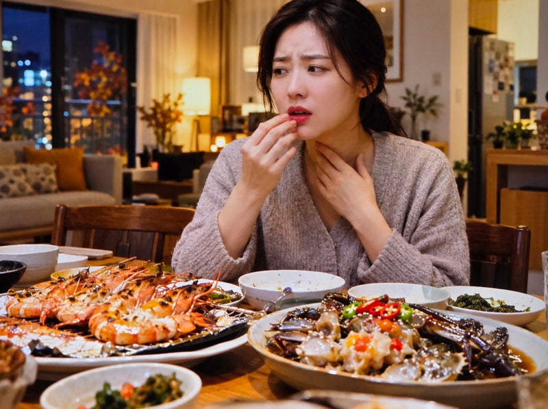갑각류 알레르기 증상 가려움보다 먼저 봐야 할 신호