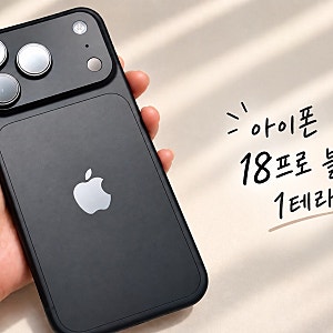 아이폰 18프로 블랙 1테라 후기 - 실버에서 블랙으로(패닉풀,환불,재구매,카메라섬얼룩)