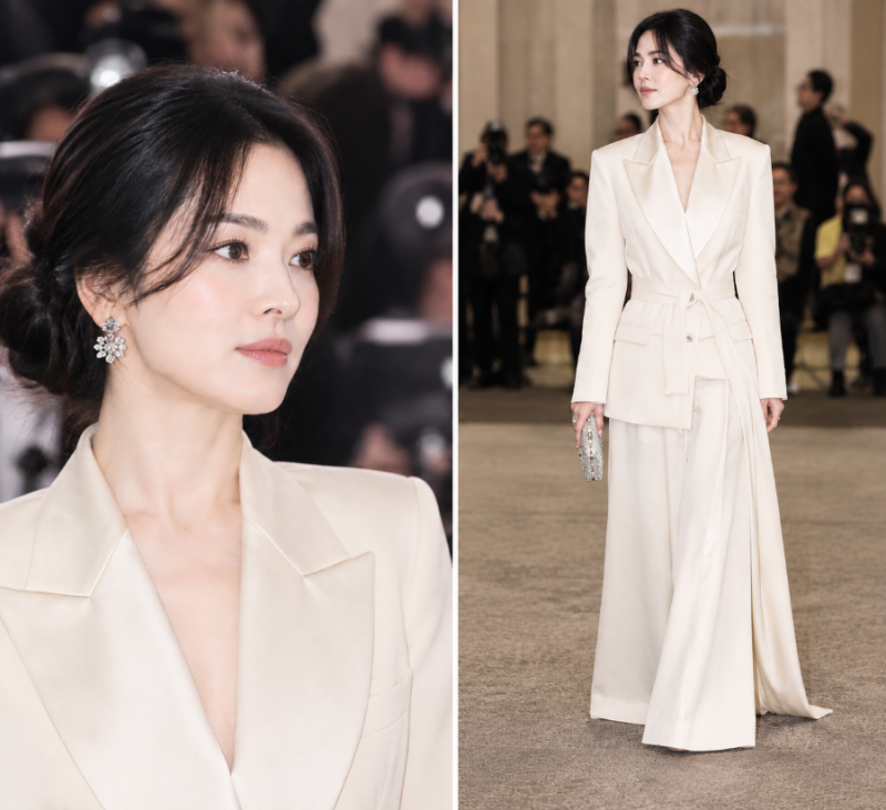 “얼굴만 보면 역대급인데…” 44세 송혜교, 전신 공개되자 ‘이 옷’이 아쉽네!