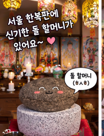 서울 천호동천은정사 돌할머니에게 소원을 비는 방법