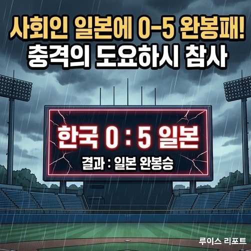 [스포츠/야구] "사회인 일본에 0-5 완봉패" 아시안게임 한국 야구 도요하시 참사…소형준 3실....