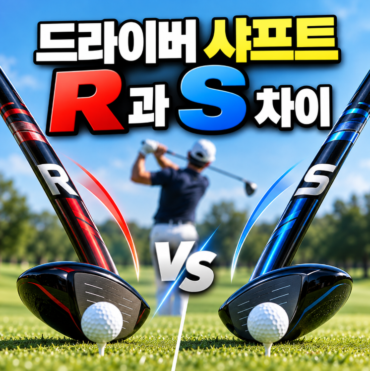 골프 드라이버 샤프트 R과 S 차이, 나에게 맞는 강도는?