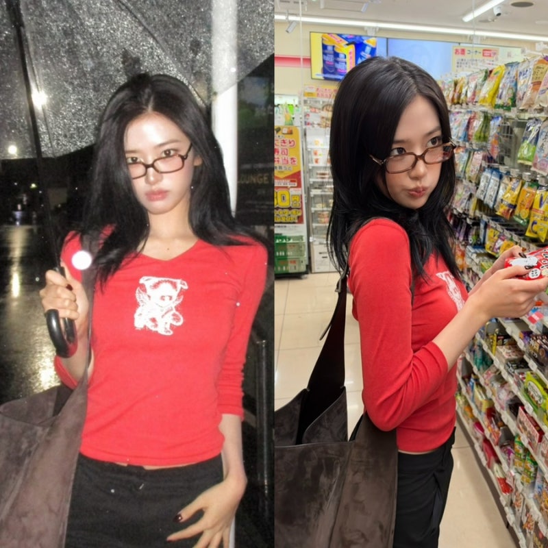 Where to Find IVE An Yu-jin's Red T-shirt from Japan!