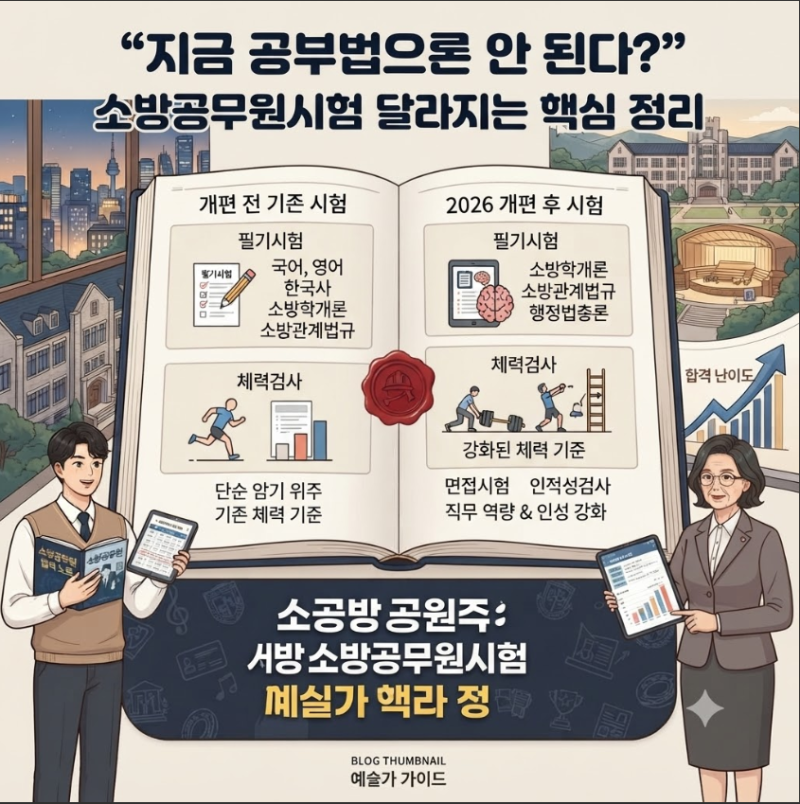 “지금 공부법으론 안 된다?” 소방공무원시험 달라지는 핵심 정리