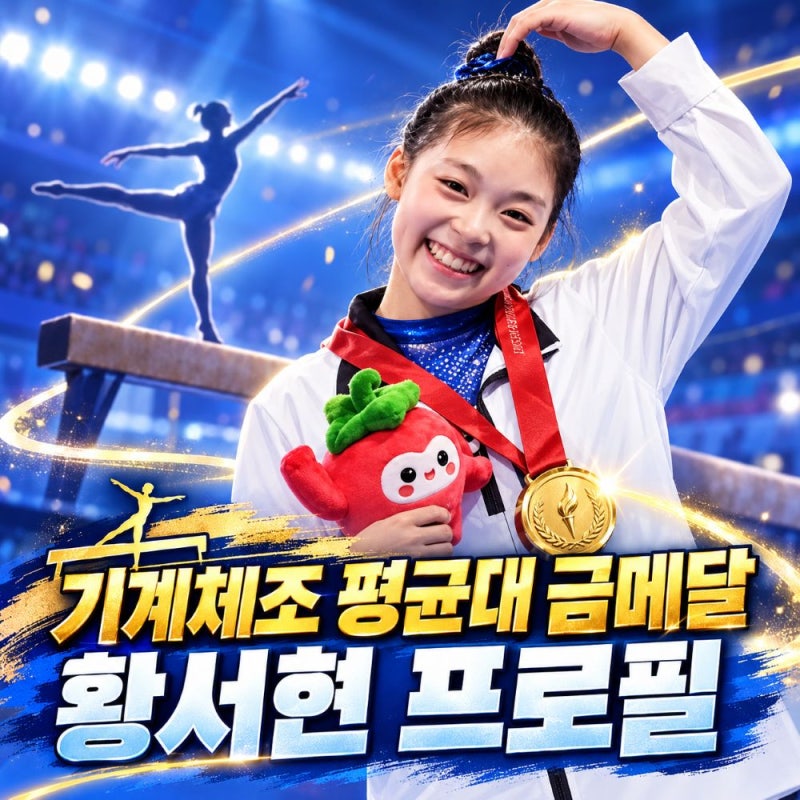 기계체조 황서현 프로필, 나이·학교·키 아시안게임 평균대 금메달