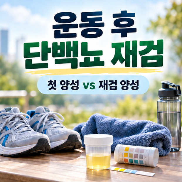운동 후 단백뇨, 쉬고 재검해도 양성이면 함께 볼 결과