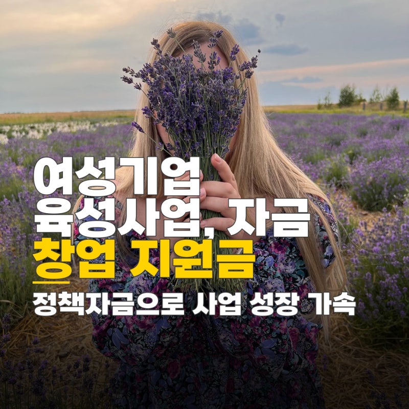 여성기업육성사업, 정책자금 활용 창업 지원과 자금 확보 전략