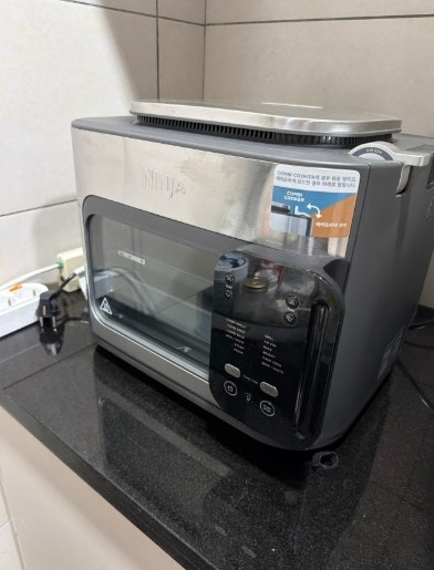 멀티쿠커 후기 닌자 스팀 에어프라이어 한대로 굽고 찌는 요리를 해요