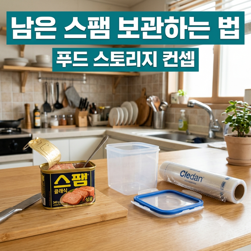 남은 스팸 보관하는 법 냉장 냉동 어디가 좋을까? 개봉 후 보관방법