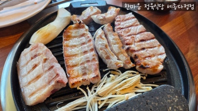 세종고기집 한마음정육식당 키즈존 놀이방 세종아이랑맛집 추천