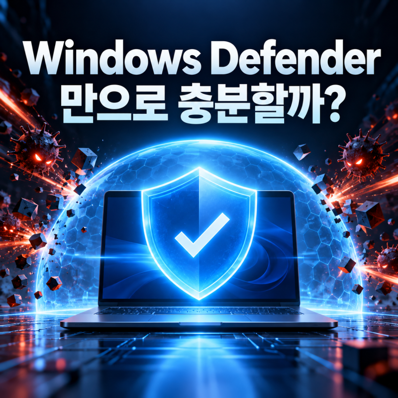 Windows Defender만으로 충분할까? 무료·유료 백신이 필요한 경우와 선택 기준