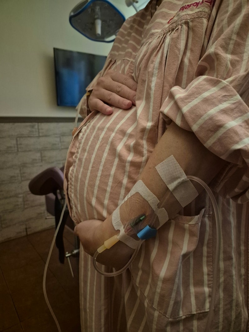 제왕절개 수술 후기, 광양미래여성의원 입원 1일차