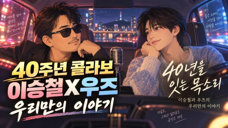 이승철X우즈 ‘우리만의 이야기’ 공개 임박…40주년 트리뷰트 역대급 콜라보