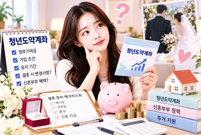 청년도약계좌 유지 중 결혼 시 기여금 삭감 신혼부부 필독 가이드