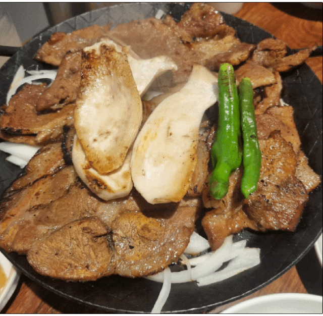 영종도 맛집 산수향｜숯불향 가득 양념돼지구이·들깨 무 곤드레솥밥