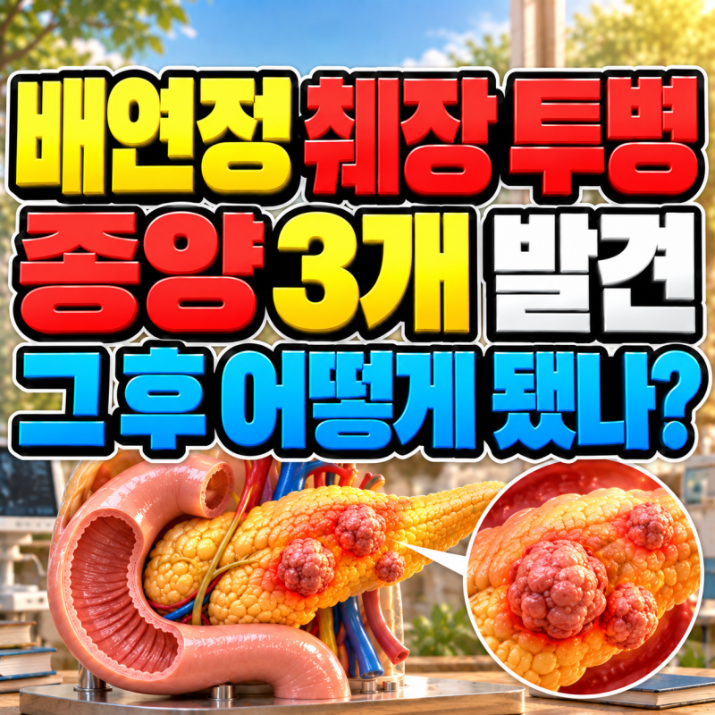 배연정 췌장 13cm 절제 왜? 췌장암 투병 후 당뇨·상황버섯 음식까지