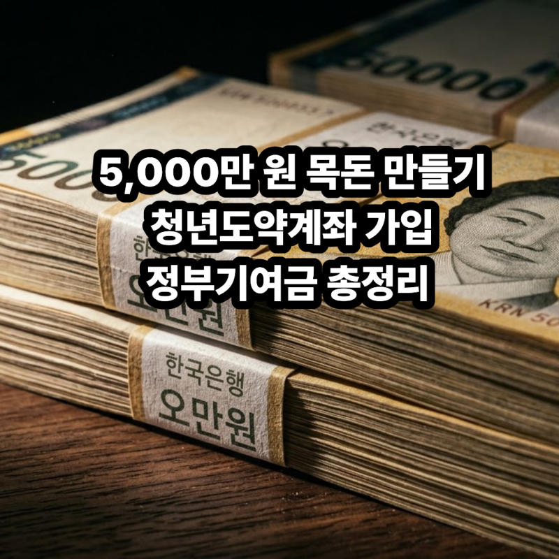 청년도약계좌 조건, 금리, 정부기여금 혜택 총정리