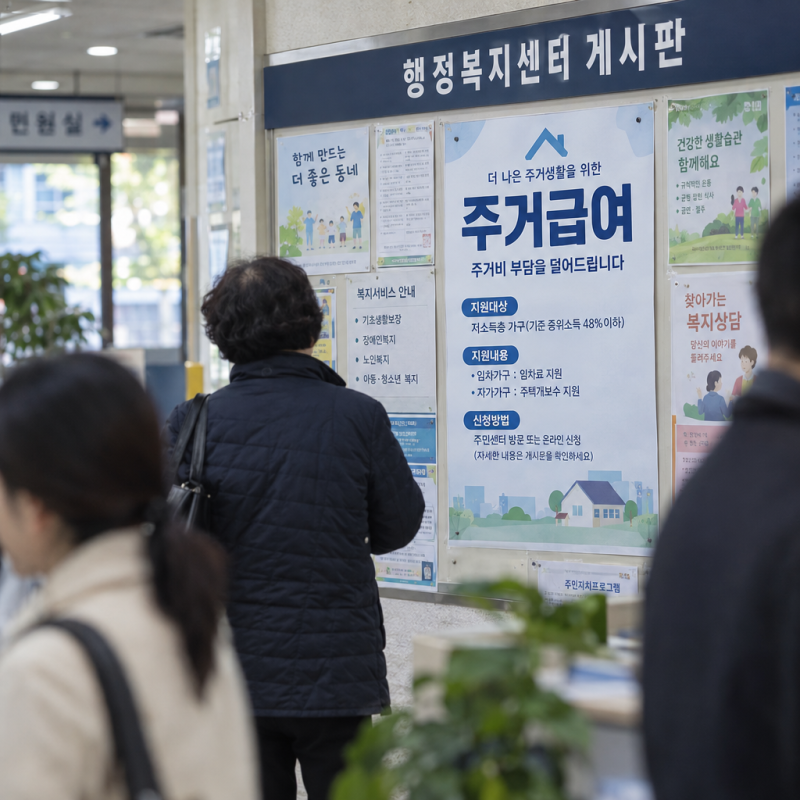 주거급여 "월 최대 36만원 지원" 신청자격과 신청방법 총정리