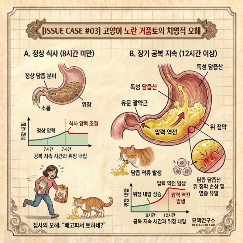 [ISSUE CASE#03]고양이 노란 거품토의 치명적 오해