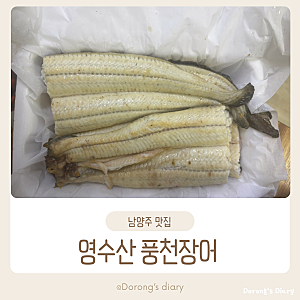 남양주 맛집 | 영수산 풍천장어 - 초벌구이 민물장어 포장 맛집