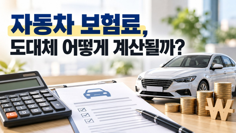 자동차 보험료 계산법 총정리｜왜 오르는지, 할인받는 법까지 직접 알아봤습니다