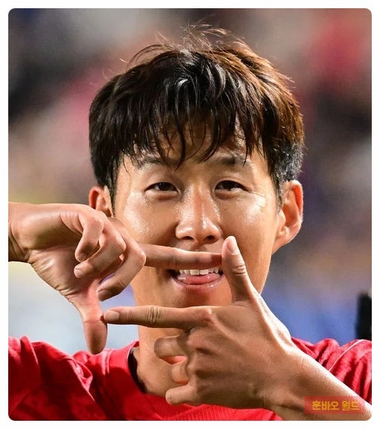 "각도 없는 사각지대서 원더골!" 손흥민 에콰도르전 환상 프리킥 & 모레노호 데뷔전 3-0 완승 ....