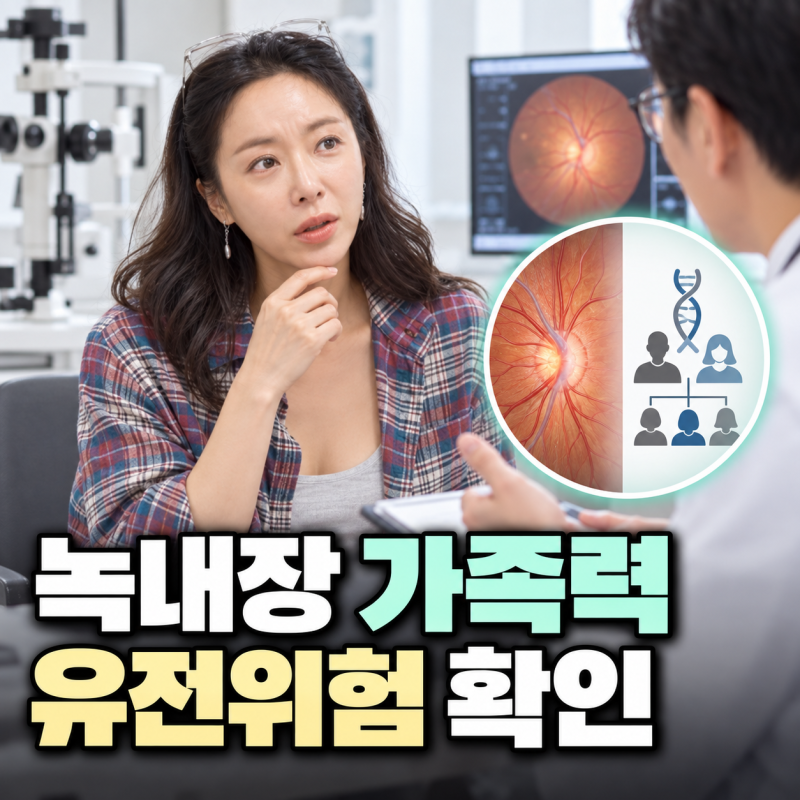 "가족력이 3~13배라고?" 아버지 녹내장 황정음도 유전될까?