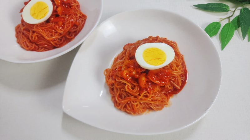 간단한 점심 정호영 김치 비빔국수 소스 만드는법 300만뷰 간편식 양념장 레시피