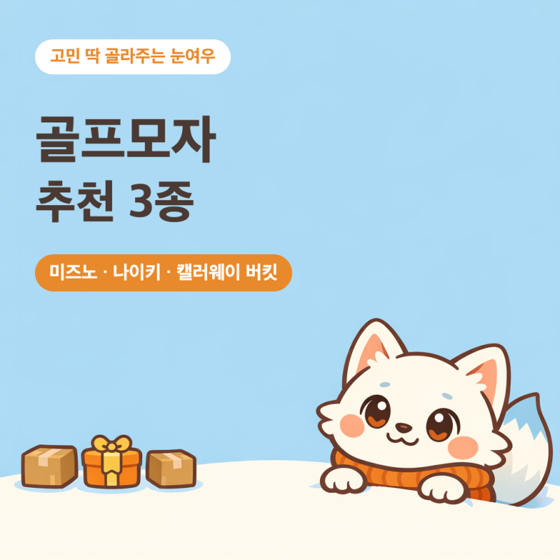 골프모자 추천 미즈노 vs 나이키 vs 캘러웨이 버킷햇 3종 비교 (2만원대 볼캡 드라이핏 대두 벙....