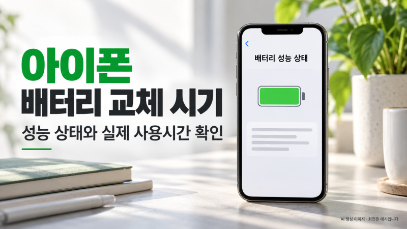 아이폰 배터리 저렴하게 교체하는 방법, 무상 조건부터 유료 교체 예약까지