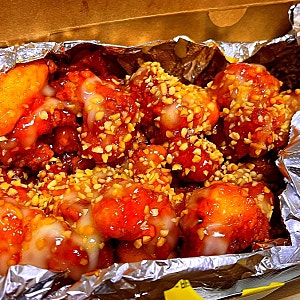 송상현광장맛집 화락바베큐치킨 부산직영점 시민공원 닭강정 가성비 포장