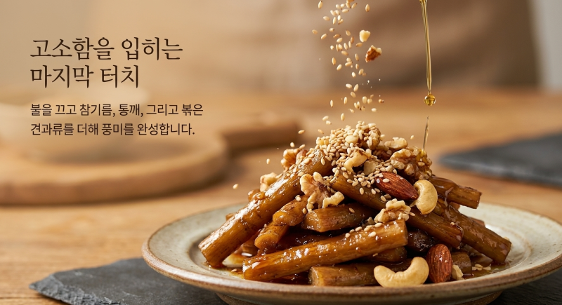 밑반찬 쟁겨두고 먹는 우엉조림만들기