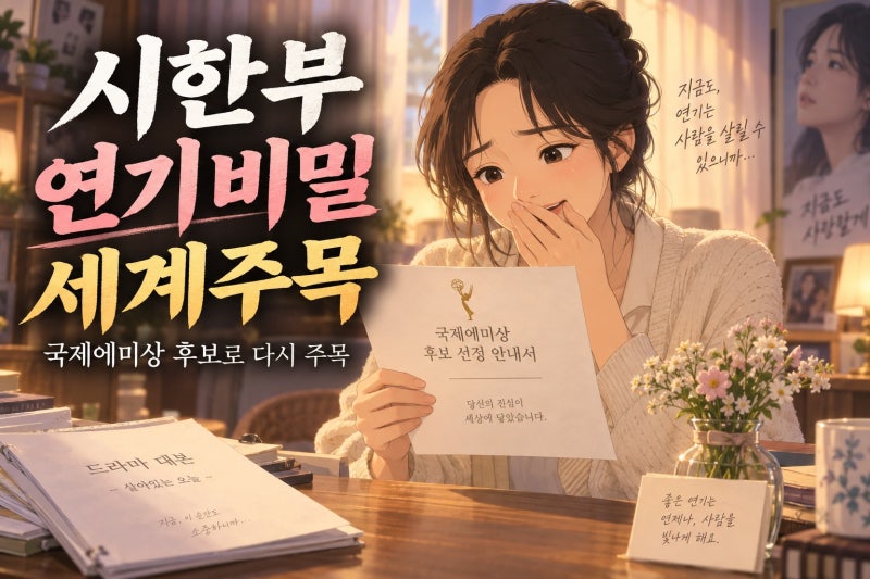 박지현, 에미상 후보 시한부 연기 비밀: 단식보다 더 놀라운 천상연 몰입 포인트