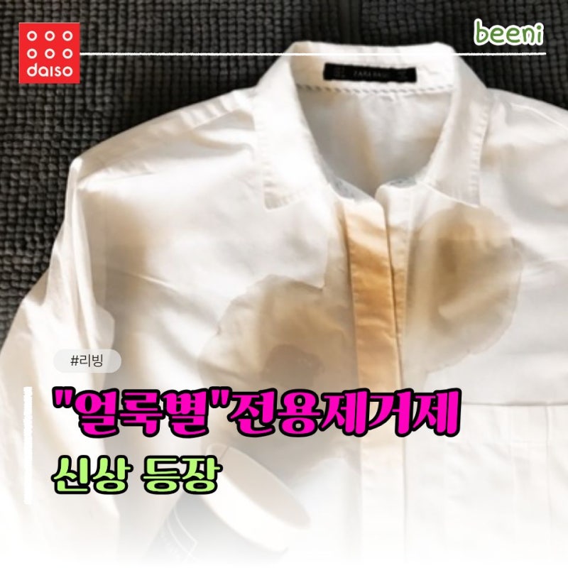 다이소에서 겨우 찾은 가족 외식 필수품이라는 신상 얼룩제거제