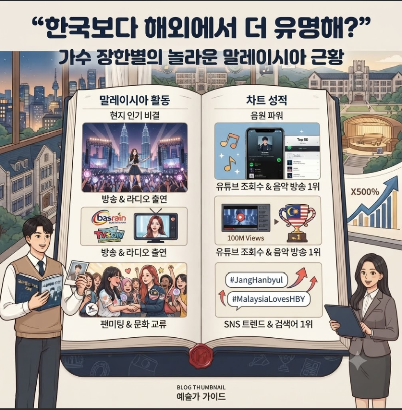 “한국보다 해외에서 더 유명해?” 가수 장한별의 놀라운 말레이시아 근황