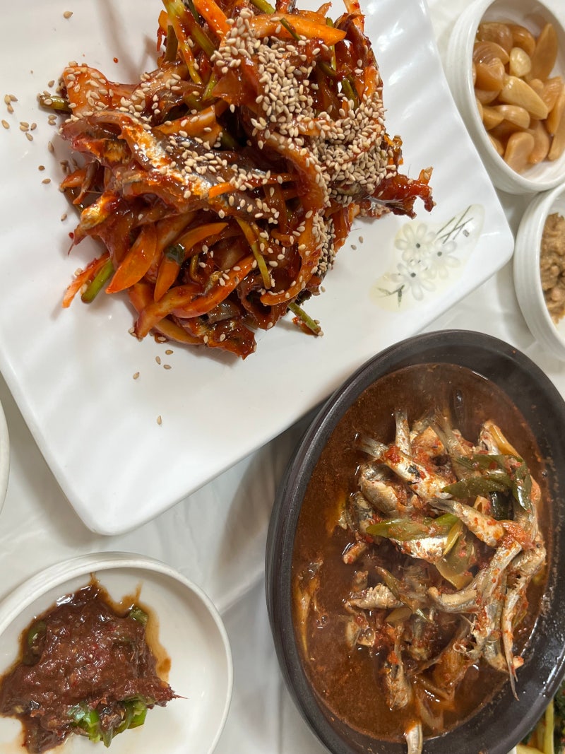 남해 삼동면 맛집 추천 | 우리식당 멸치쌈밥&멸치회무침 후기