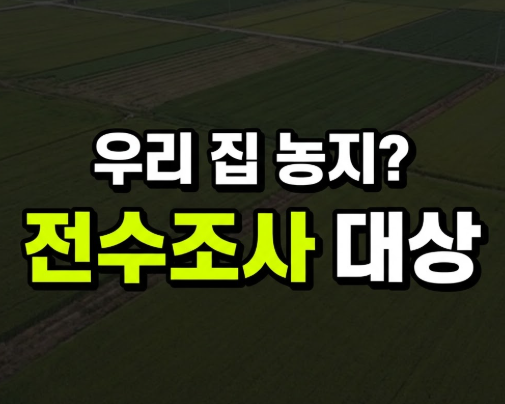 농지 전수조사 대상, 우리 집 농지도 해당될까? 상속·대응 방법까지 정리