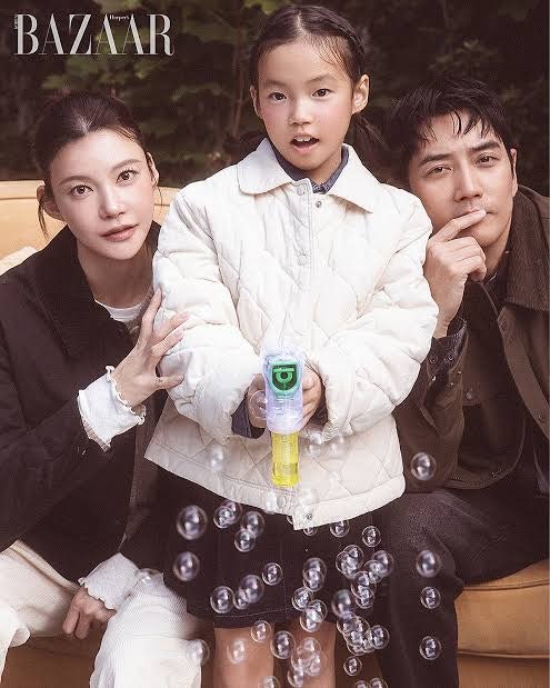 주상욱 차예련 9살 딸, 화보 최초 공개! 완성형 미모 화제