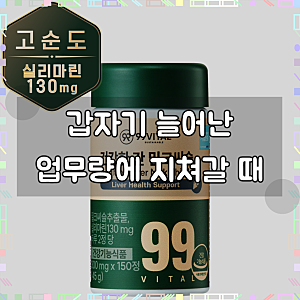 99바이탈 건강한 간 밀크씨슬