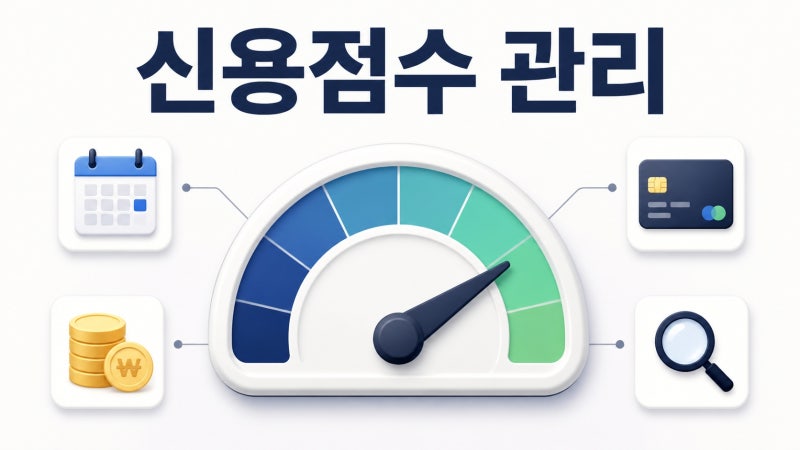 신용등급 올리는 법 7가지, 2026년 사회초년생을 위한 신용점수 관리 실전 가이드 총정리