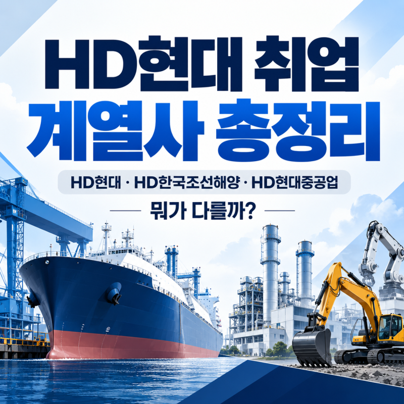 HD현대 취업｜HD현대·HD한국조선해양·HD현대중공업 뭐가 다를까? 계열사 총정리