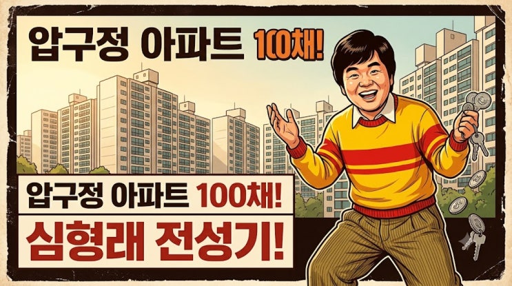 <b>심형래 압구정 아파트</b> 100채 <b>매입</b> 화제, 전성기 수입과 근황 정리