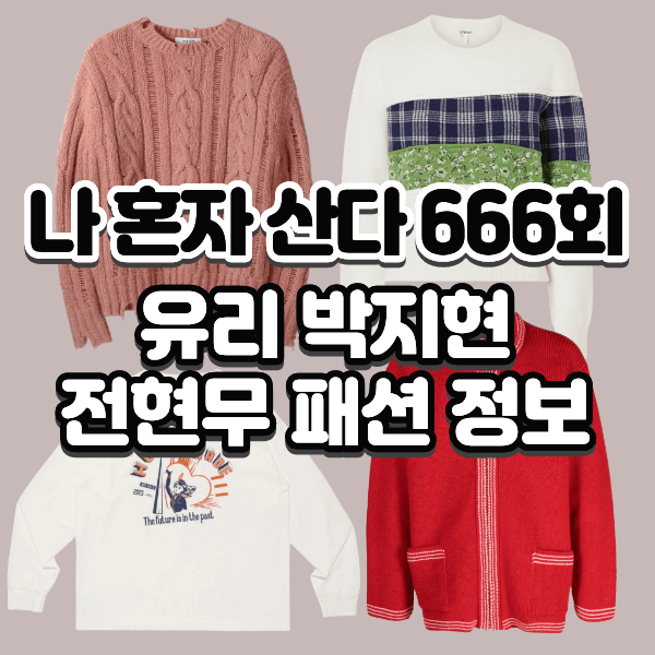 I Live Alone Yuri, Park Ji-hyun, Jeon Hyun-moo's Outfits: Knit Sweater, T-shirt, Cardigan in Episode 666 Fashion Info