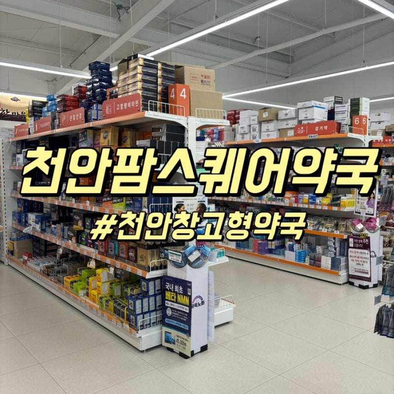 천안대형약국 천안팜스퀘어약국 | 업성동 창고형 약국 방문 후기